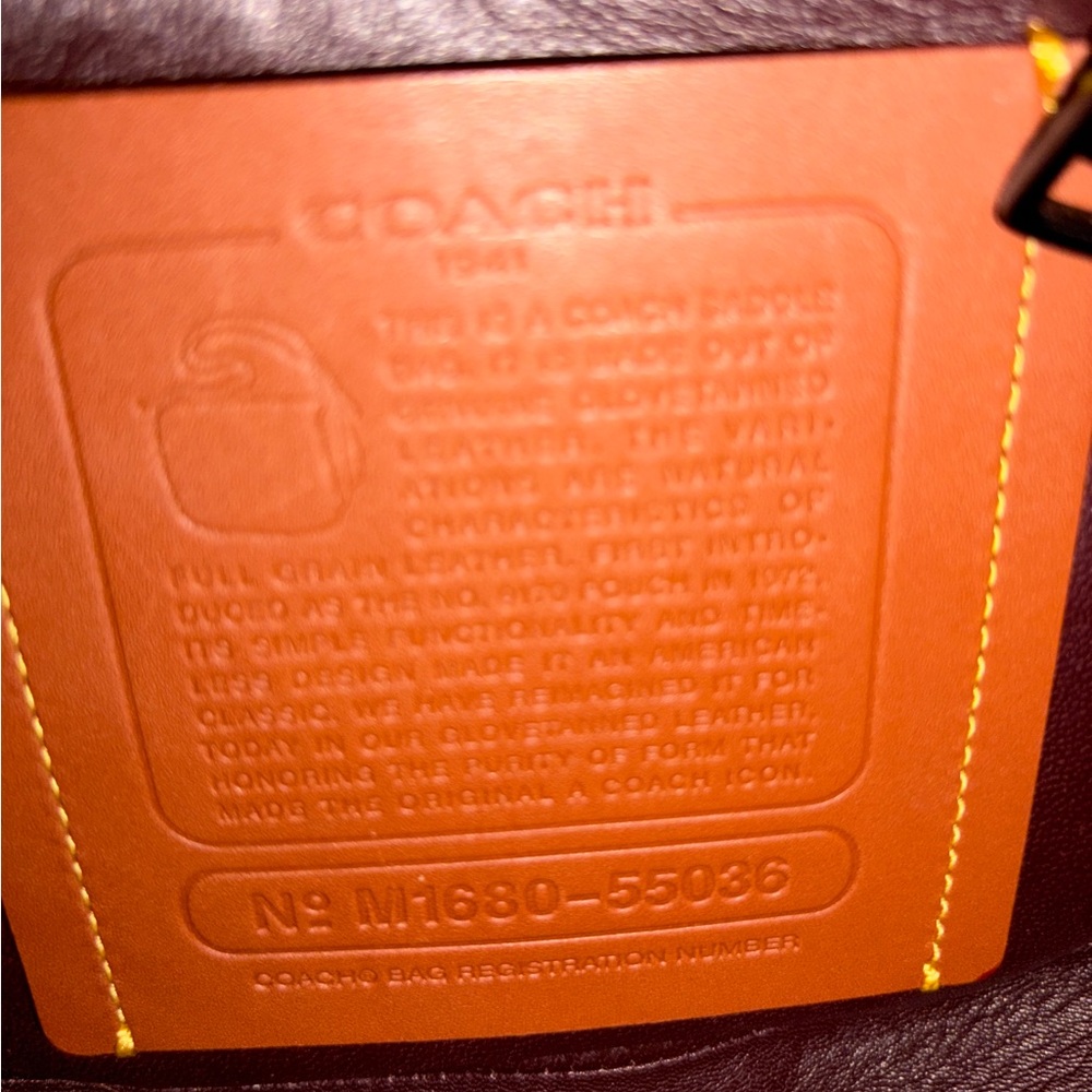 Coach 1941 Grey Saddle 23 Bag, Excellent condition - Picture 9 of 15